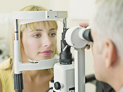 Ophthalmology Patient and Clinician Photo 400 px Width